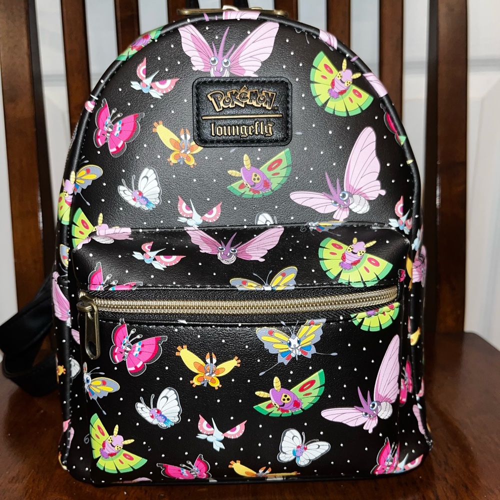 Loungefly Pokémon bug type mini bag